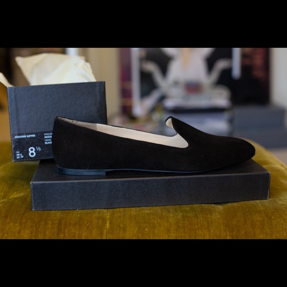 J. Crew Shoes - J.Crew smoking flat in black. New in box.
